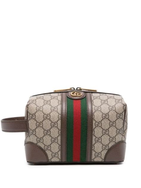 mens gucci toiletry bag|gucci dopp kit.